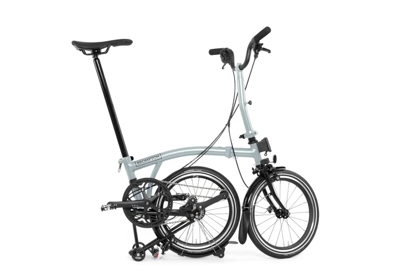 Brompton M4L P Line Urban 2025 Folding Bike - Lunar Ice 50T-5